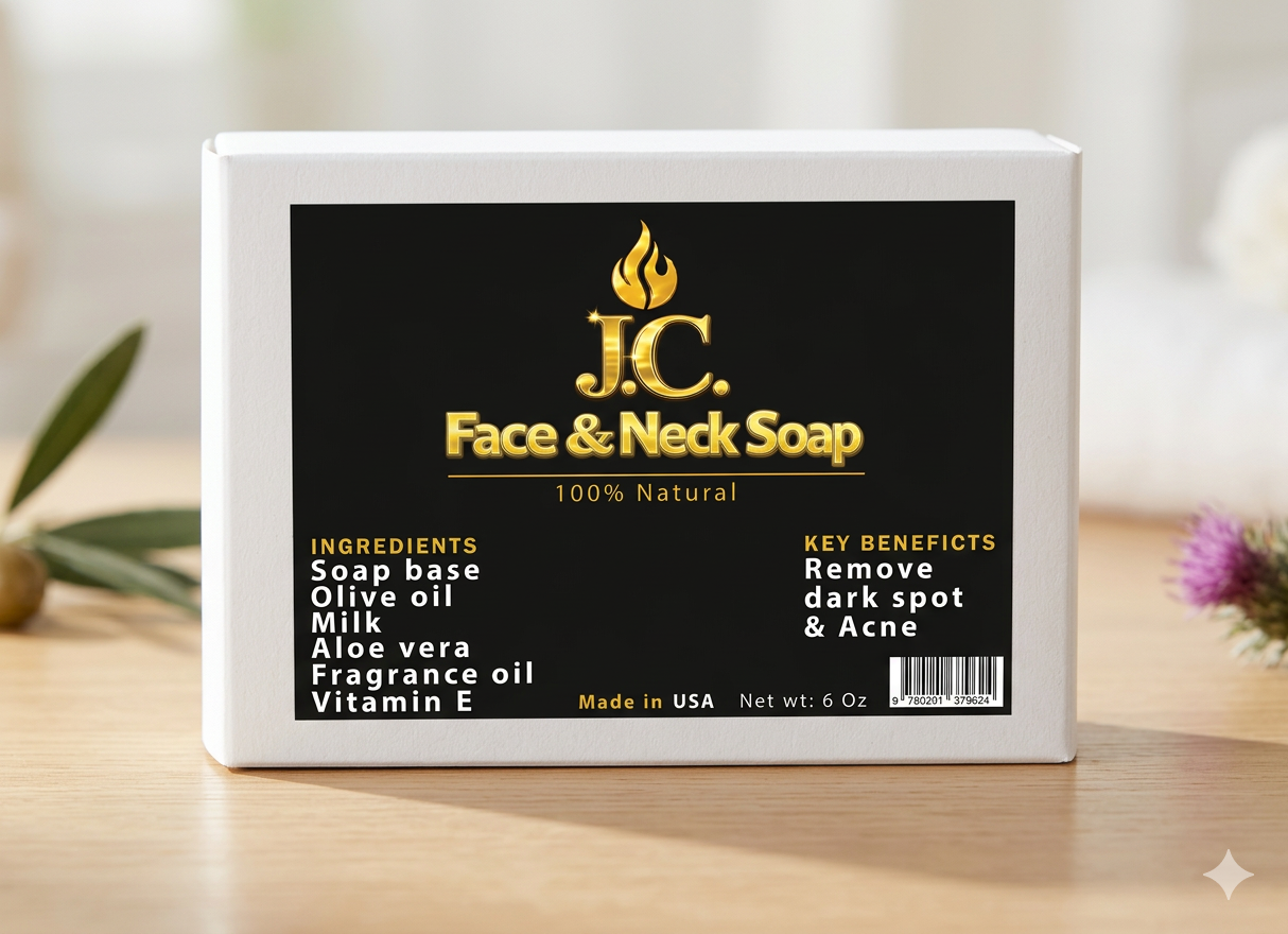 J.C. Face and Neck Soap